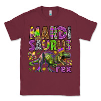 Burgundy Mardi Saurus Rex Classic Tee - HowdyJamesFarm