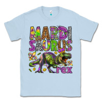 Dusty Blue Mardi Saurus Rex Classic Tee - HowdyJamesFarm
