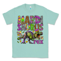 Seafoam Mardi Saurus Rex Classic Tee - HowdyJamesFarm