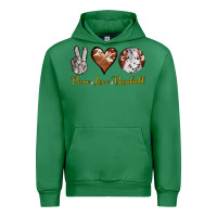 Emerald peace love baseball Urban Hoodie - RanaPortraitStore
