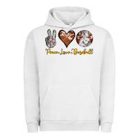 Pigment Lunar Rock peace love baseball Urban Hoodie - RanaPortraitStore