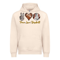Sandshell peace love baseball Urban Hoodie - RanaPortraitStore