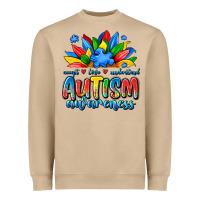 Mushroom autism awareness accept love understand Heavyweight Sweatshirt - JahusDesignShop