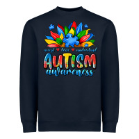 Navy autism awareness accept love understand Heavyweight Sweatshirt - JahusDesignShop