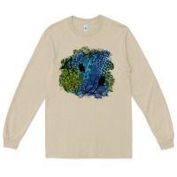 Mushroom halloween patch  3 Long Sleeve Tee - BundleAndBundleShop