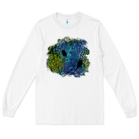 White halloween patch  3 Long Sleeve Tee - BundleAndBundleShop