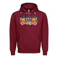 Burgundy not perfect awesome Zipper Hoodie - JahusDesignShop