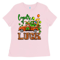 St. Patrick's Day Loads Of Truck Ladies Tee | Teevron