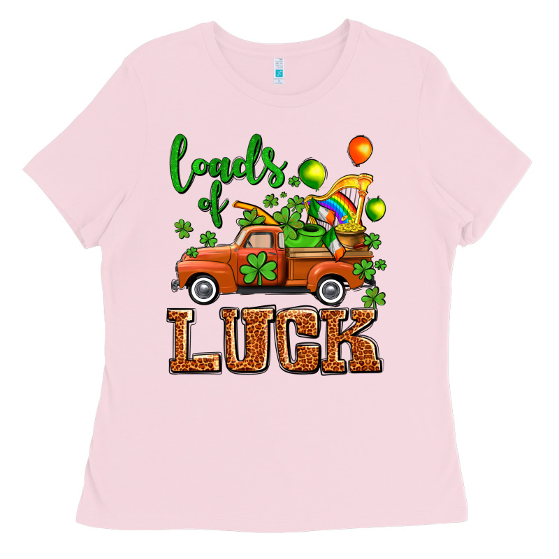 St. Patrick's Day Loads Of Truck Ladies Tee by OliviaCreatesArt | Teevron