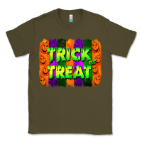 Army Green trick or treat brushstroke Classic Tee - Jasminsmagicworld