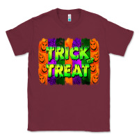 Burgundy trick or treat brushstroke Classic Tee - Jasminsmagicworld