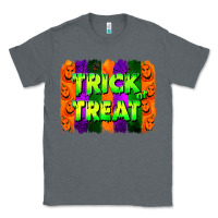 Charcoal Heather trick or treat brushstroke Classic Tee - Jasminsmagicworld