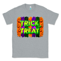 Heather Grey trick or treat brushstroke Classic Tee - Jasminsmagicworld