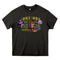 Asphalt double double toil and trouble fire and burn cauld Heavy Core Tee - CowGirlArtShop