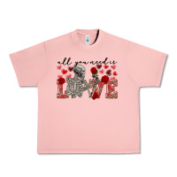 Salmon skeleton all you need is love Urban Heavy Tee - FaDigitalArtStudio