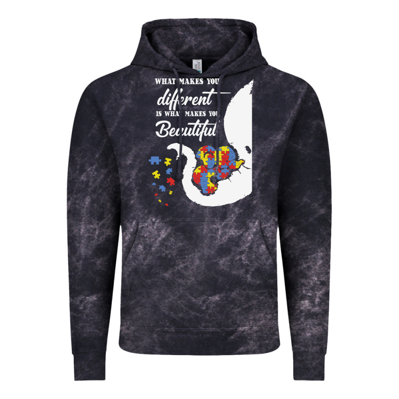 Autism Different Makes You Beautiful Vintage Hoodie by CowhideDigitalArt | Teevron