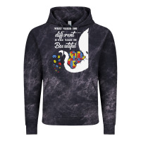 Cloud Black Autism Different Makes You Beautiful Vintage Hoodie - CowhideDigitalArt