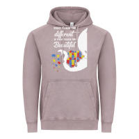 Vintage Zinc Autism Different Makes You Beautiful Vintage Hoodie - CowhideDigitalArt