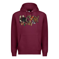 Burgundy hockey mom Premium Hoodie - RacoonDesign