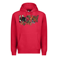 Cardinal hockey mom Premium Hoodie - RacoonDesign