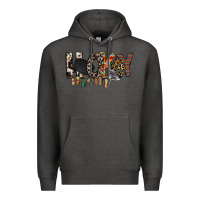 Charcoal Heather hockey mom Premium Hoodie - RacoonDesign