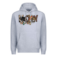 Heather Grey hockey mom Premium Hoodie - RacoonDesign