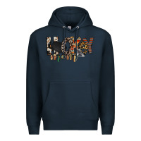 Navy hockey mom Premium Hoodie - RacoonDesign