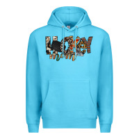 Ocean Blue hockey mom Premium Hoodie - RacoonDesign