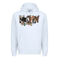 White hockey mom Premium Hoodie - RacoonDesign