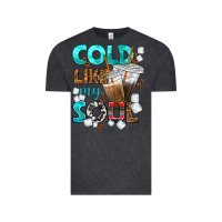 Vintage Black cold like my soul coffee cups bbs Vintage Tee - BundleAndBundleShop