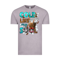 Cold Like My Soul Coffee Cups Bbs Vintage Tee | Teevron