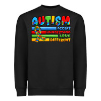 Black autism accept understand love different Heavyweight Sweatshirt - JahusDesignShop