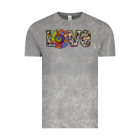 Cloud Rock tie dye sunflower love Vintage Tee - RanaPortraitStore