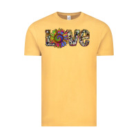 Vintage Mustard tie dye sunflower love Vintage Tee - RanaPortraitStore