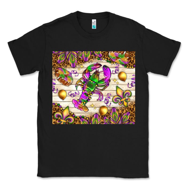 Mardi Gras With Crab Tumbler Classic Tee by HowdyJamesFarm | Teevron