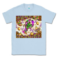 Dusty Blue Mardi Gras with crab tumbler Classic Tee - HowdyJamesFarm