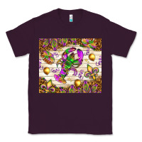 Plum Mardi Gras with crab tumbler Classic Tee - HowdyJamesFarm