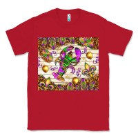 Red Mardi Gras with crab tumbler Classic Tee - HowdyJamesFarm