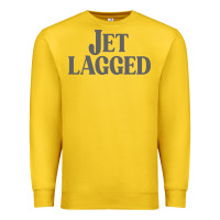 Lemon jet lagged cute world traveler & funny vacation pullover hoodie Premium Sweatshirt - linhVisuals