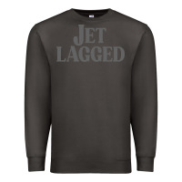 Smoke jet lagged cute world traveler & funny vacation pullover hoodie Premium Sweatshirt - linhVisuals