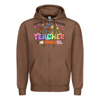 Chestnut teacher wildflowers kopyası Zipper Hoodie - JahusDesignShop