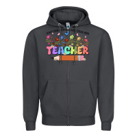 Smoke teacher wildflowers kopyası Zipper Hoodie - JahusDesignShop