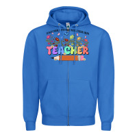 True Royal teacher wildflowers kopyası Zipper Hoodie - JahusDesignShop