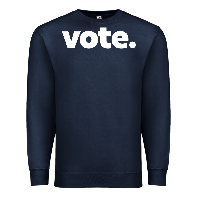 Vote   Election Voting Political Long Sleeve T Shirt Premium Sweatshirt by linhVisuals | Teevron