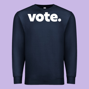 Vote   Election Voting Political Long Sleeve T Shirt Premium Sweatshirt Designed By Linhvisuals