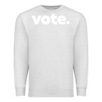 Oatmeal Heather vote   election voting political long sleeve t shirt Premium Sweatshirt - linhVisuals