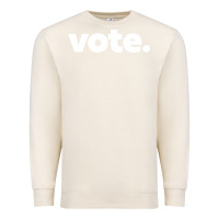 Sandshell vote   election voting political long sleeve t shirt Premium Sweatshirt - linhVisuals