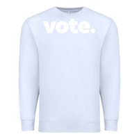White vote   election voting political long sleeve t shirt Premium Sweatshirt - linhVisuals