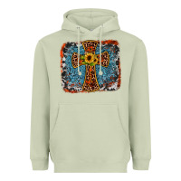 Matcha western cross Heavyweight Hoodie - JahusDesignShop