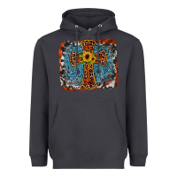 Smoke western cross Heavyweight Hoodie - JahusDesignShop